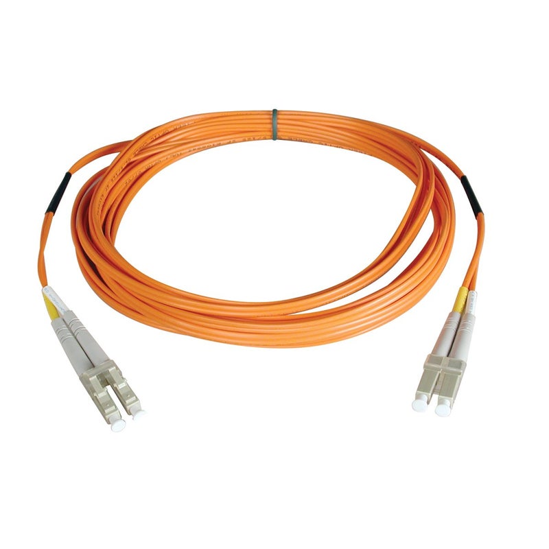 Tripp Lite Duplex Multimode 50/125 Fiber Patch Cable (LC/LC), 1M (3-ft.)(N520-01M) , Orange